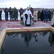 Крещение. Карловское водохранилище.